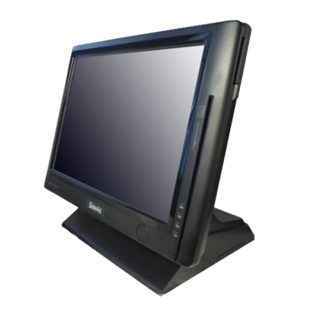 Моноблок Sam4s SPT-3700, no RAM/no HDD, монитор 15“ сенсорный, черный (4xCOM)