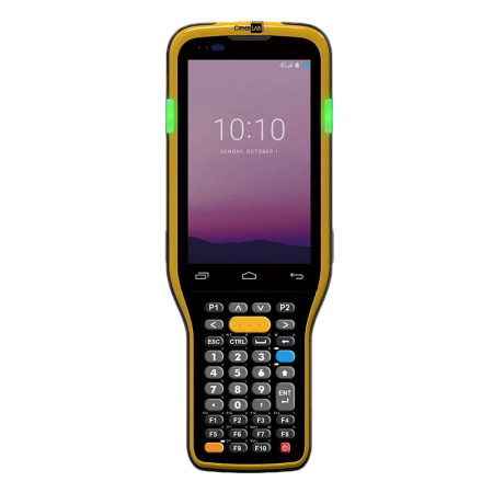 Терминал сбора данных CipherLAB RK95-2M-38K, Android 12, с камерой (NFC, BT/ Wi-Fi, 2D Zebra SE4750SR средней дальности, GMS,  в комплекте с кабелем SNAP-ON и БП)